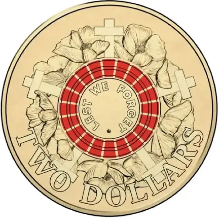 1x UNC 2015 Lest We Forget Anzac Cove “Wargraves” $2 Coin - In Lighthouse Capsule