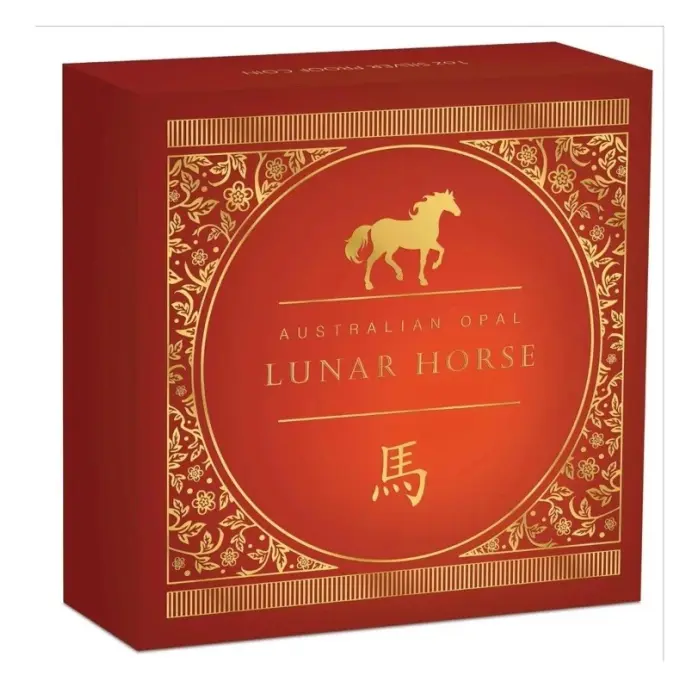 2026 Australia Opal Lunar Series Year of the Horse 1oz Silver Proof Coin