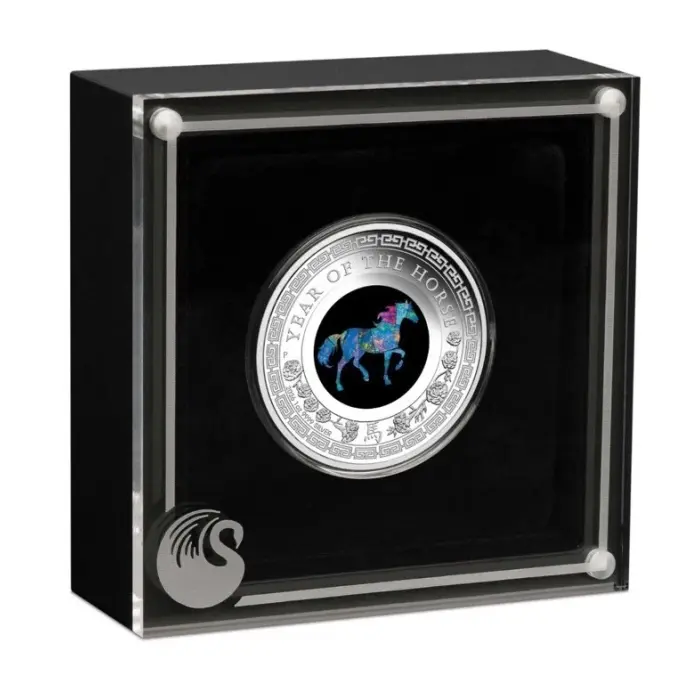 2026 Australia Opal Lunar Series Year of the Horse 1oz Silver Proof Coin