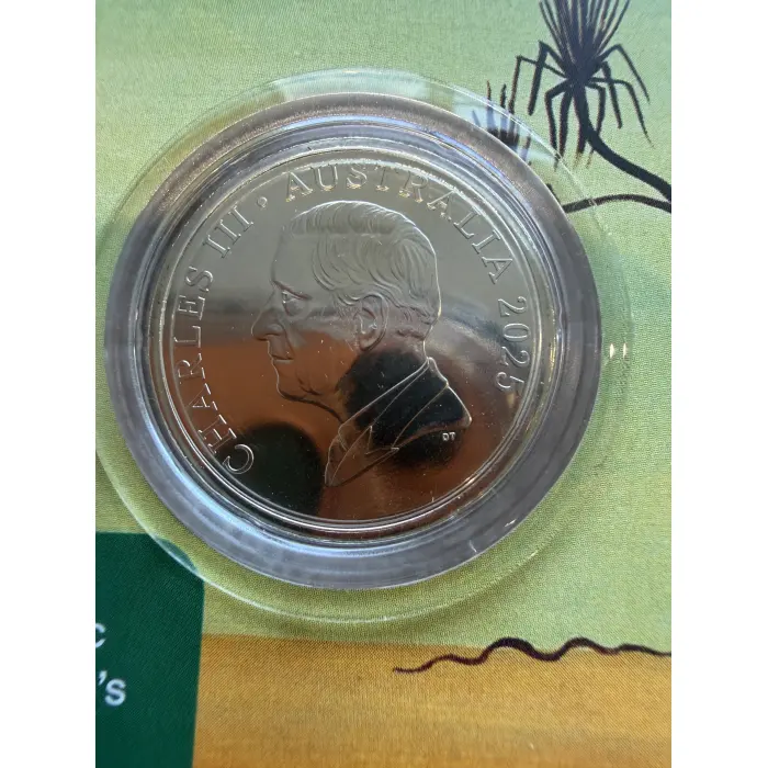 2025 20C 50TH ANNIVERSARY THE RAINBOW SERPENT CARDED COLOURED COIN