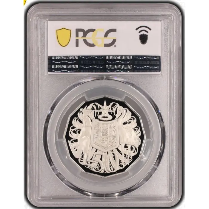 PCGS PR70DCAM 2022 Australian 50c Proof