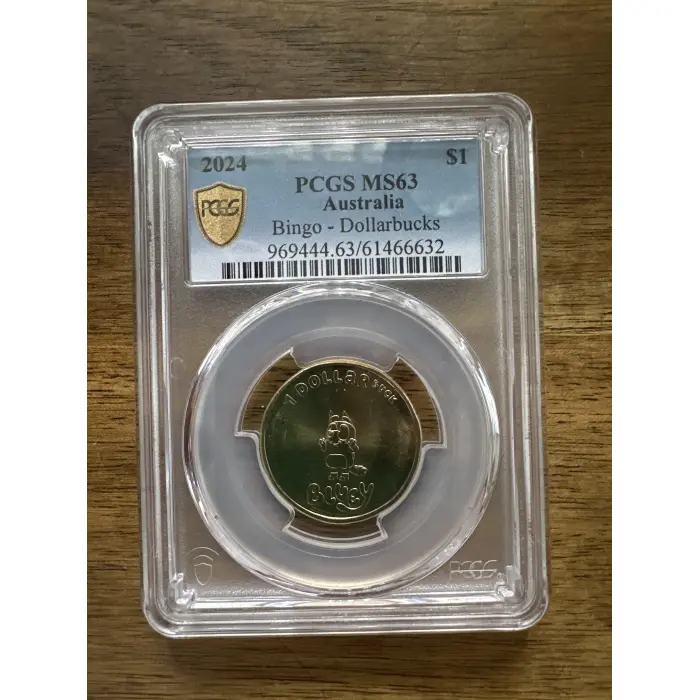 PCGS - MS63 - Bingo Dollar Buck