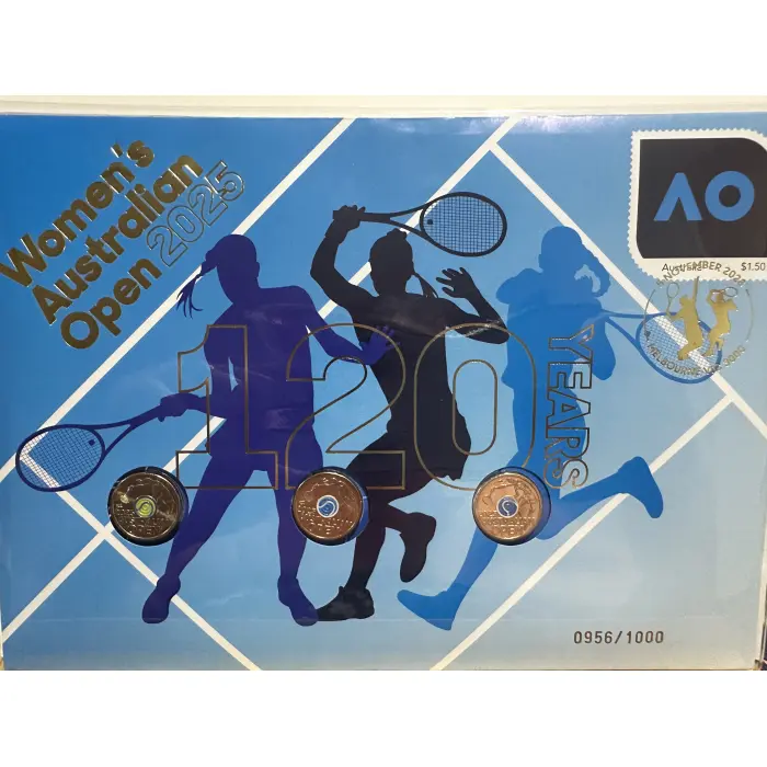 Australian Women’s Open 3 coin oversized PNC including the yellow!