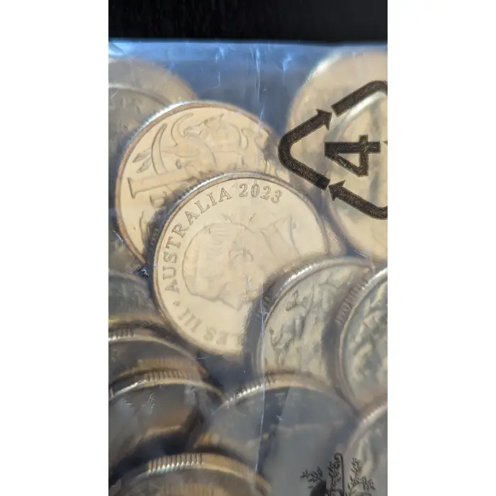 2023 $1 King Charles Mob Of Roos Ram Mint Bag One Dollar Coin (20) Unc