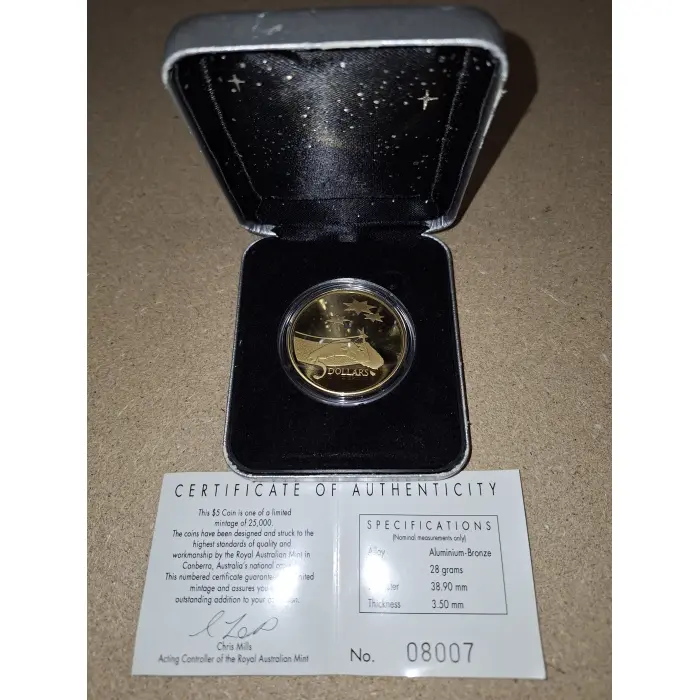 1992 $5 Proof - Commemorating the International Year of Space