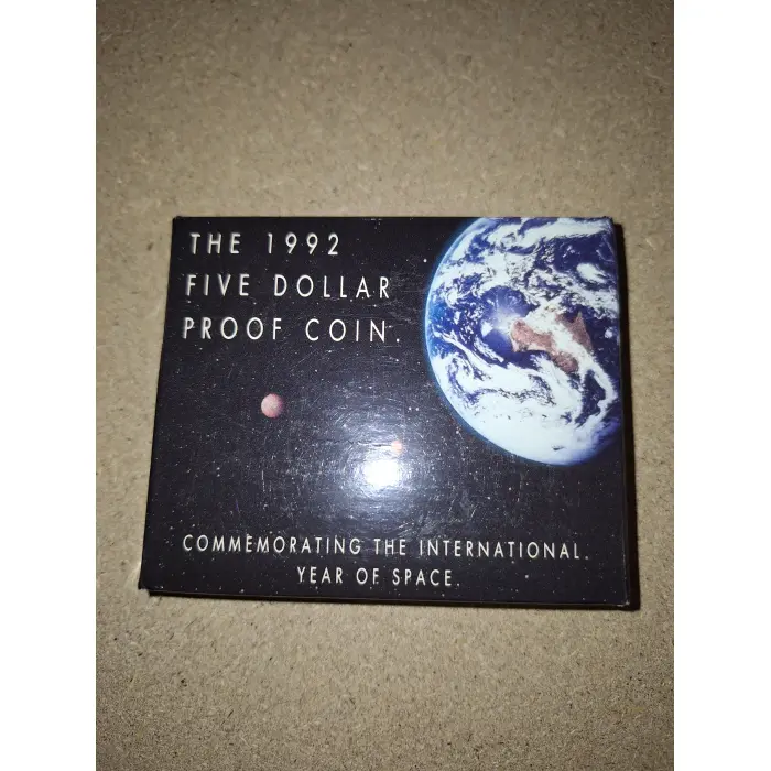 1992 $5 Proof - Commemorating the International Year of Space