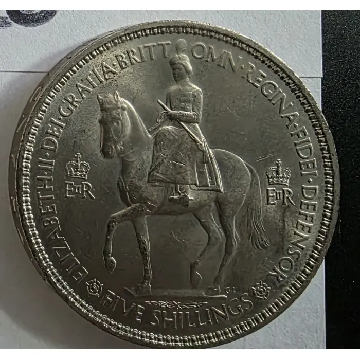 Queen Elizabeth II 1953 Coronation Uncirculated Crown