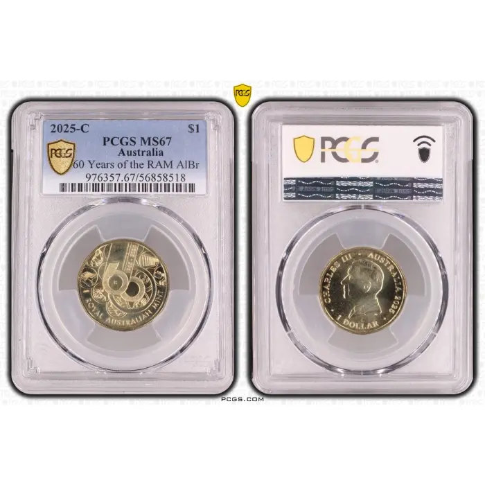 2025 - (c) mint - MS67 - 60 Years of the RAM