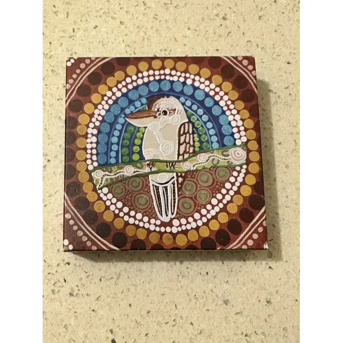 2024 2oz Silver Antiqued Coloured Coin Kaa Kaa Kookaburra 