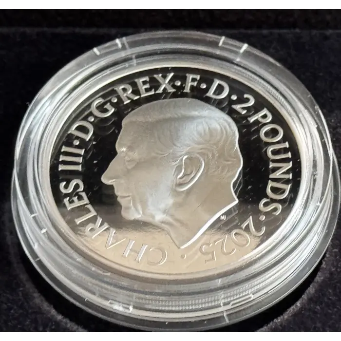 2025 UK Music Legend  Freddie Mercury 1oz Coloured Silver Proof Coin Ltd 4500