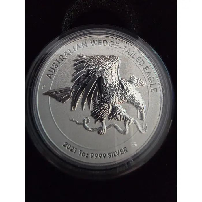 Australian Wedge-tailed Eagle Enhanced Reverse Proof High Relief 2021 1oz Silver