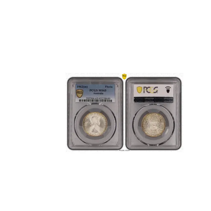 1962M Florin Graded MS65