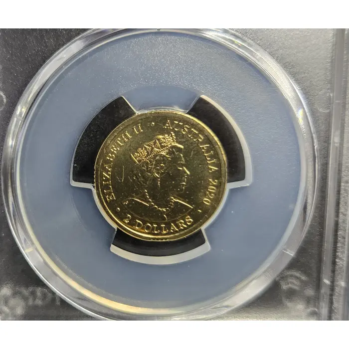 2020 C  Firefighters colourised MS67 $2