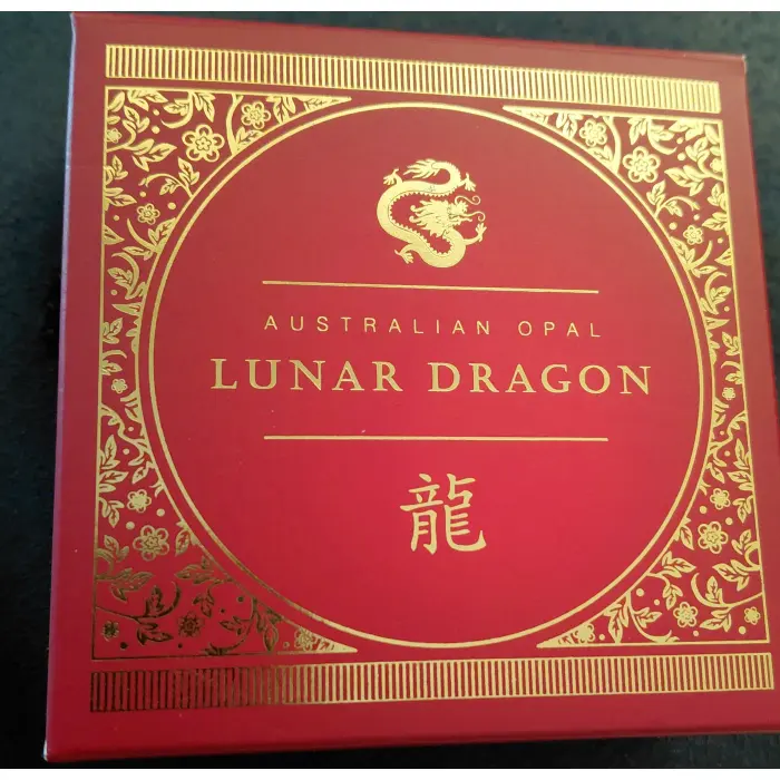 Australian Opal Lunar Dragon 1 oz silver proof