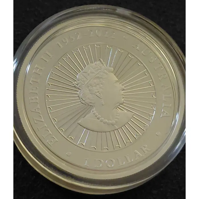 Australian Opal Lunar Dragon 1 oz silver proof