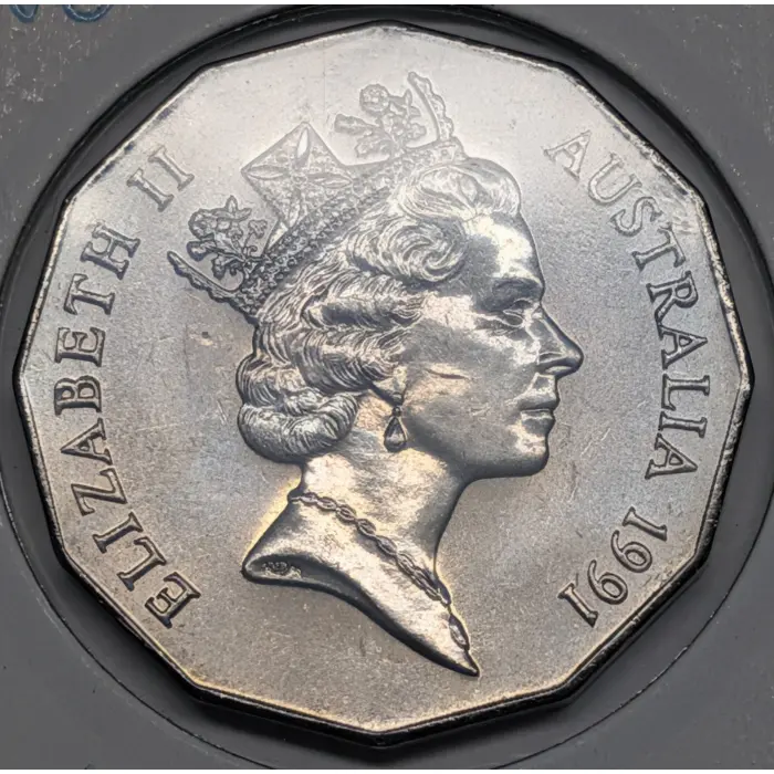 1991 50c 25th Decimal Changeover - 4 Beautifully Toned UNC Merino Coin Bundle