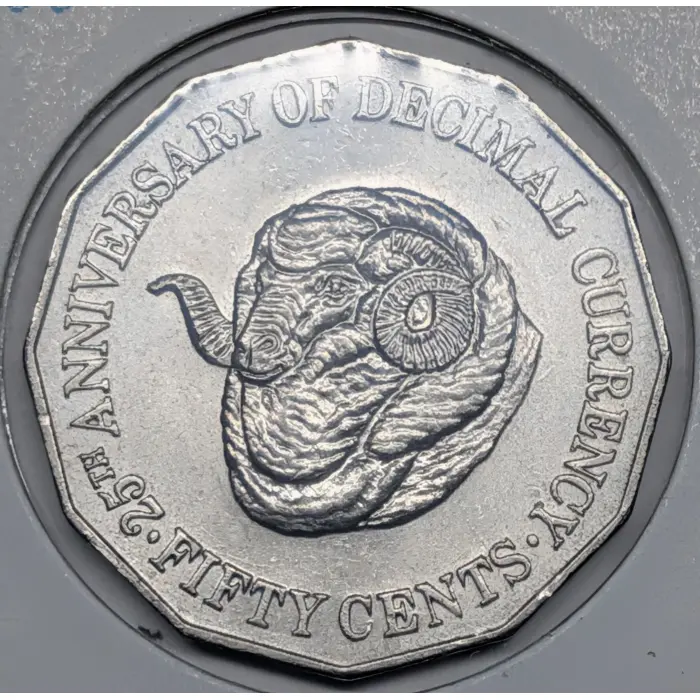 1991 50c 25th Decimal Changeover - 4 Beautifully Toned UNC Merino Coin Bundle