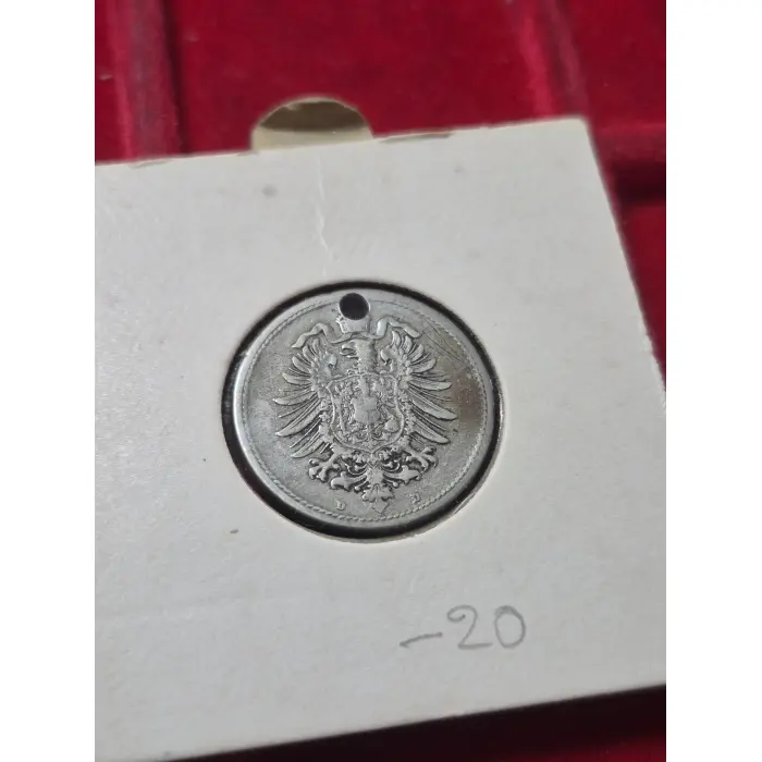 1876 10 PFENNIG GERMAN EMPIRE 