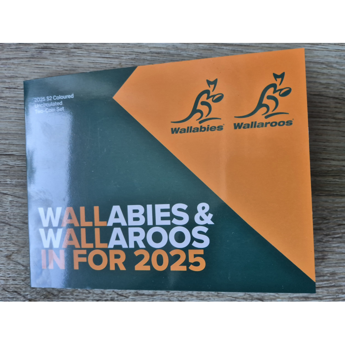 2025 Wallabies & Wallaroos 2-Coin Pack