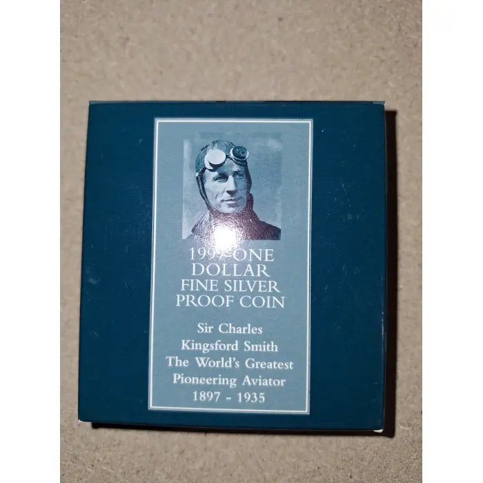 1997 $1 Proof - Sir Charles Kingsford Smith Fine Silver