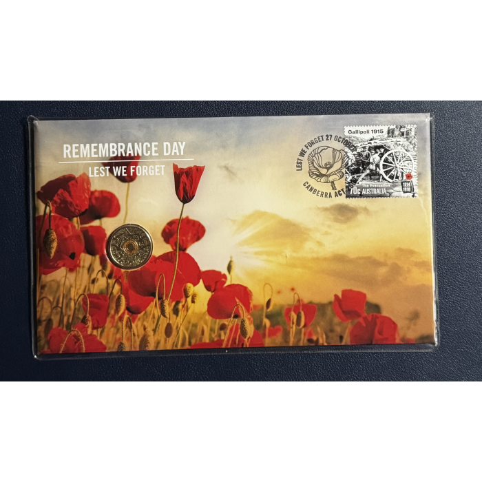 2015 $2 Flanders - Remembrance Day - Lest We Forget PNC 