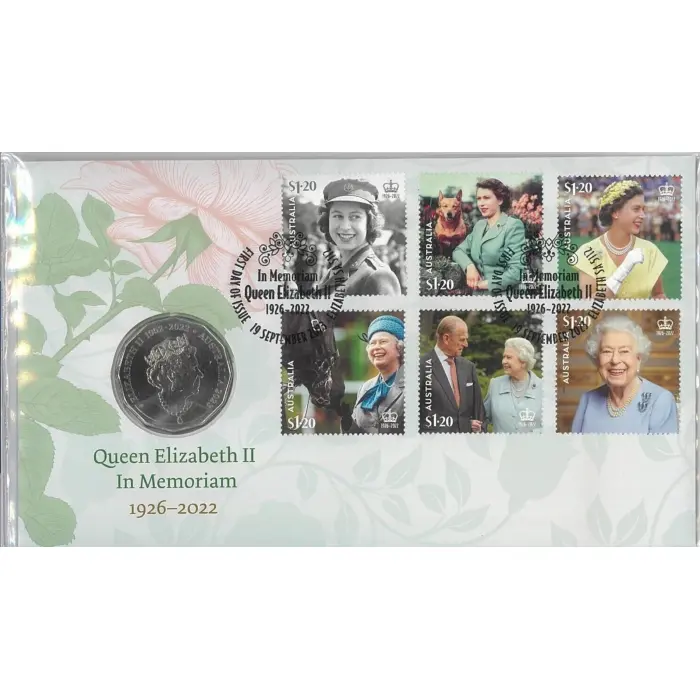 2023 PNC Queen Elizabeth II In Memoriam Memorial 50c Coin