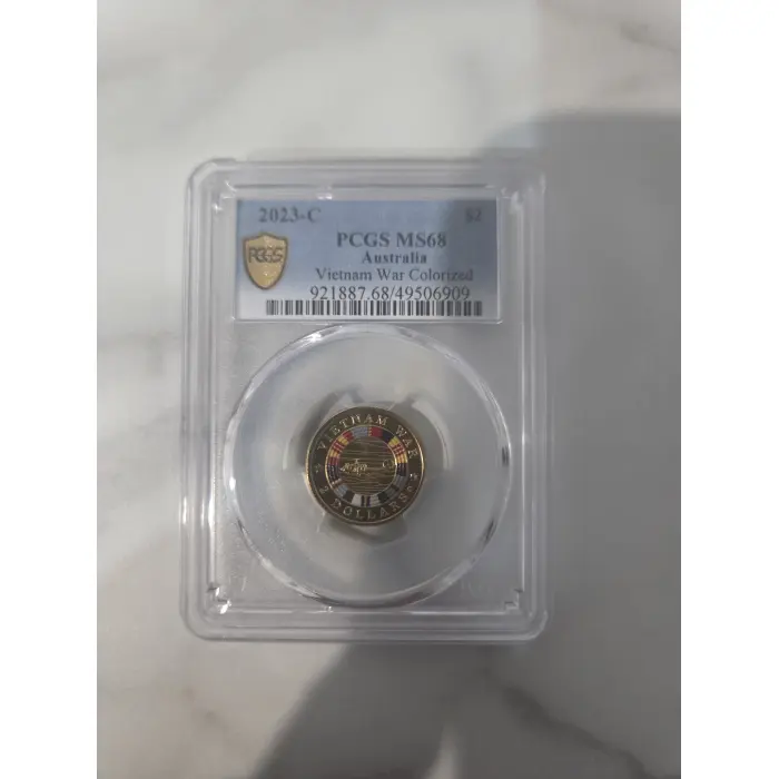 2023- c Vientnam War Colourized MS68