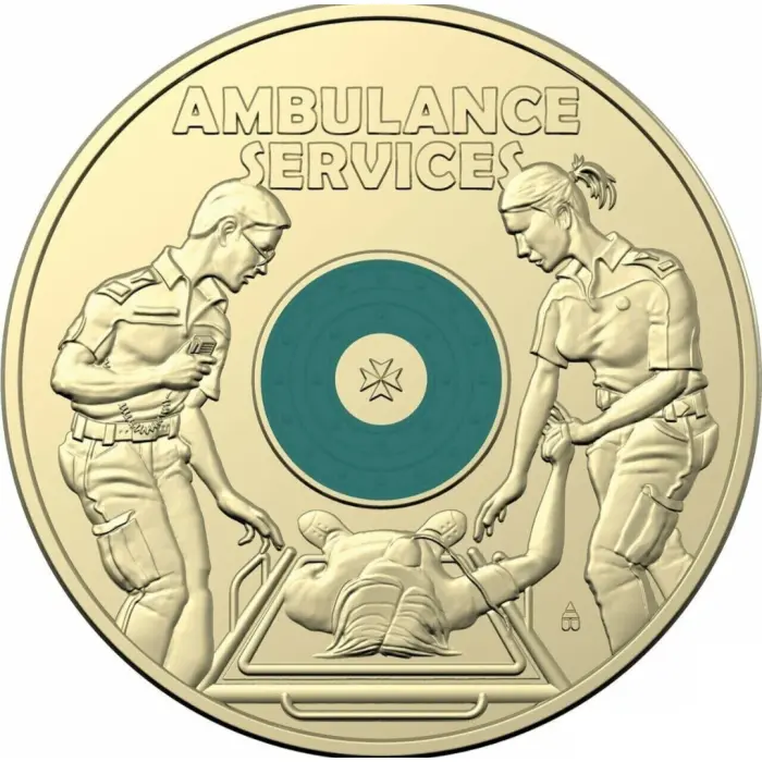 2021 $2 Australian Ambulance Service RAM bag of 5