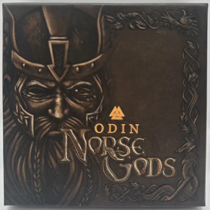2016 Norse Gods Odin 2oz Silver High Relief Antiqued Coin