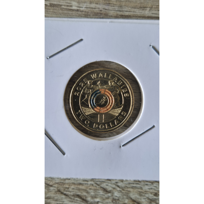 2025 Set Wallabies Wallaroos Rugby Coins $2 Two Dollar - UNC  Coins