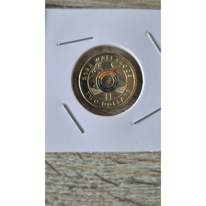 2025 Set Wallabies Wallaroos Rugby Coins $2 Two Dollar - UNC  Coins