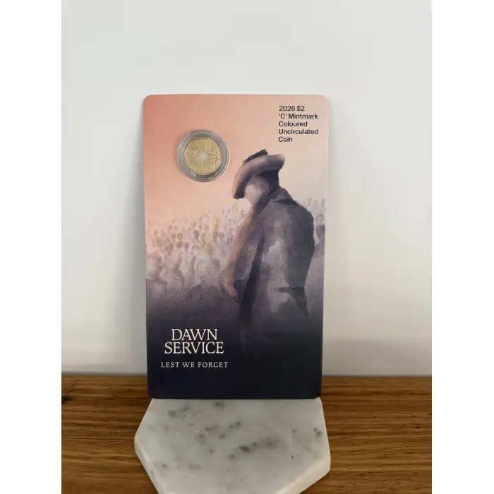 2026 $2 'C' Mintmark Dawn Coloured Uncirculated Coin