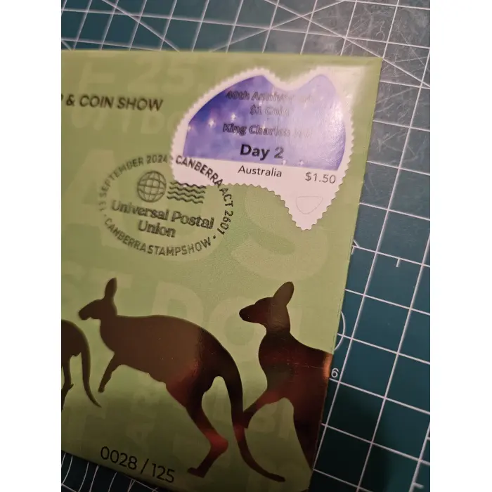 2024 Canberra national stamp and coin show pnc set of 4. Low matching numbers 🥵