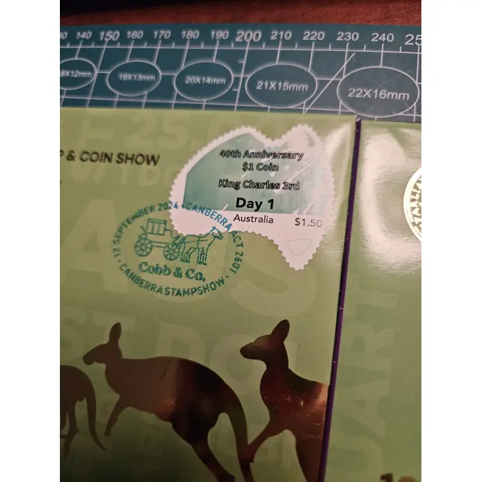 2024 Canberra national stamp and coin show pnc set of 4. Low matching numbers 🥵