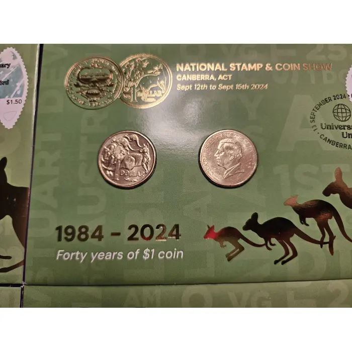 2024 Canberra national stamp and coin show pnc set of 4. Low matching numbers 🥵