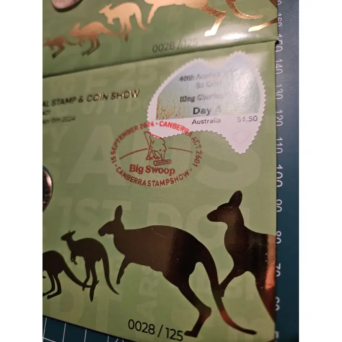 2024 Canberra national stamp and coin show pnc set of 4. Low matching numbers 🥵