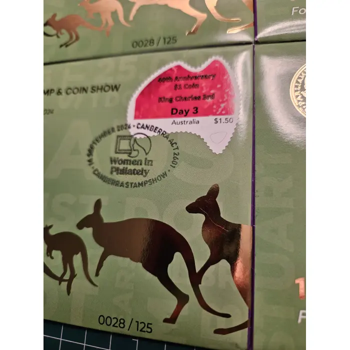 2024 Canberra national stamp and coin show pnc set of 4. Low matching numbers 🥵