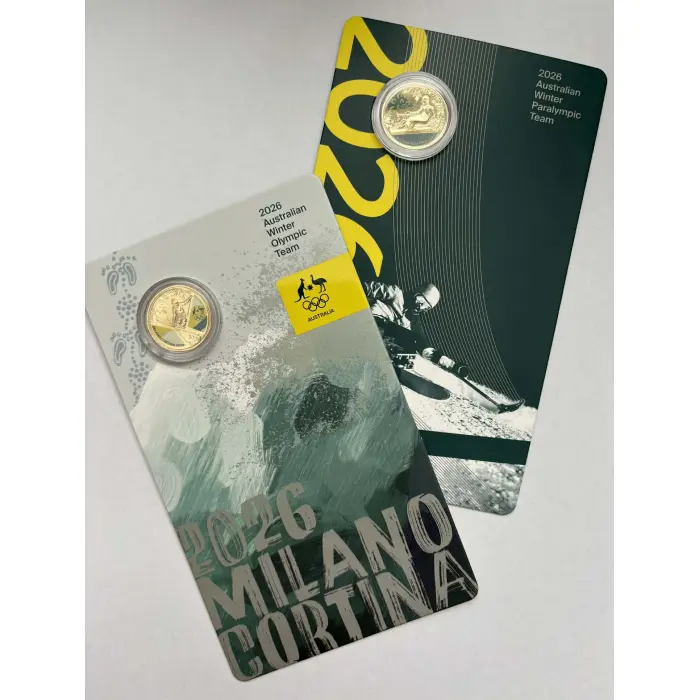 RAM $1 2026 Winter Olympic and Paralympic Coloured Coins