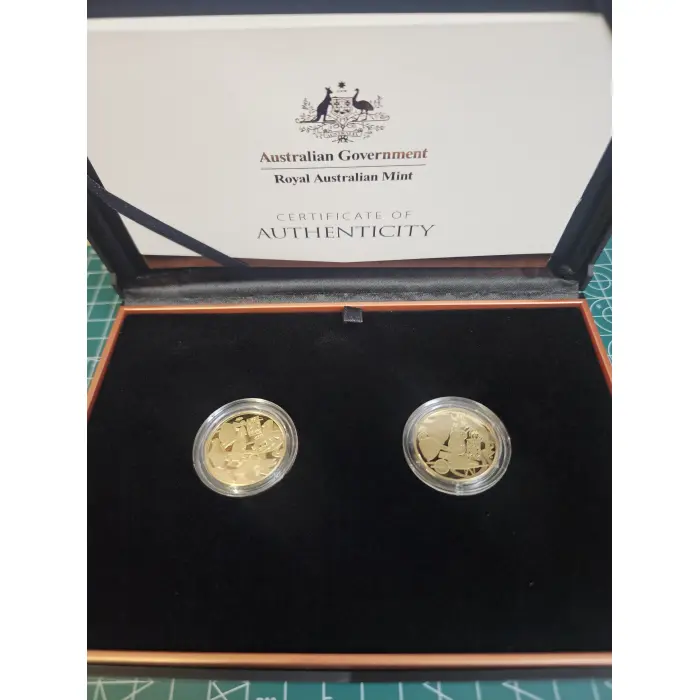Big things 2 proof two coin set