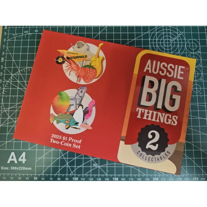 Big things 2 proof two coin set