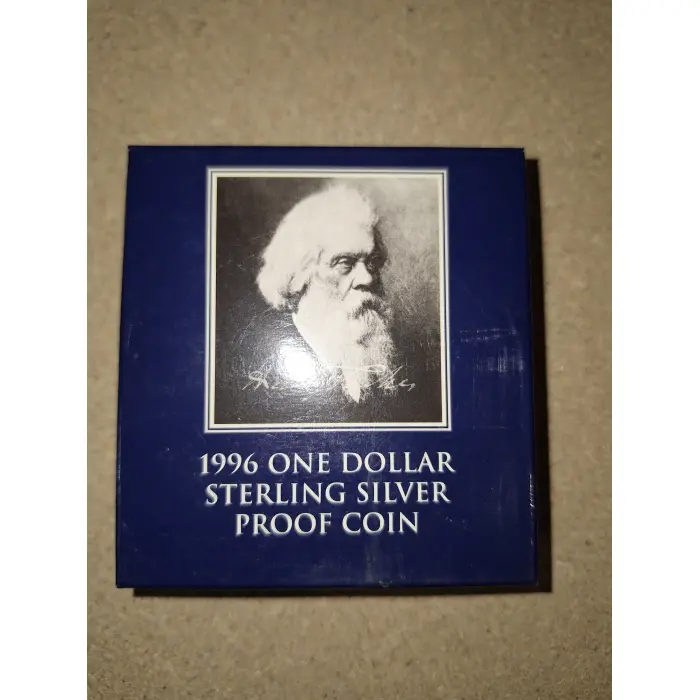 1996 $1 Proof - Sir Henry Parkes Sterling Silver