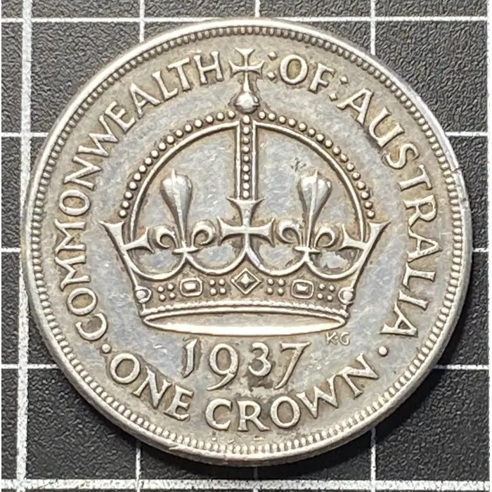 1937 Australian Crown - Cleaned