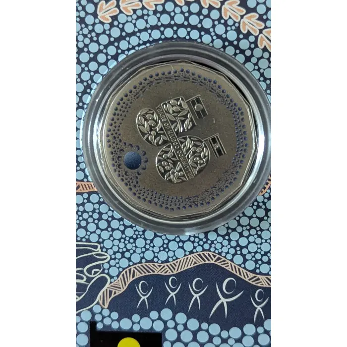2024 50c NAIDOC Week 50th Anniversary Coloured Frosted Uncirculated Coin