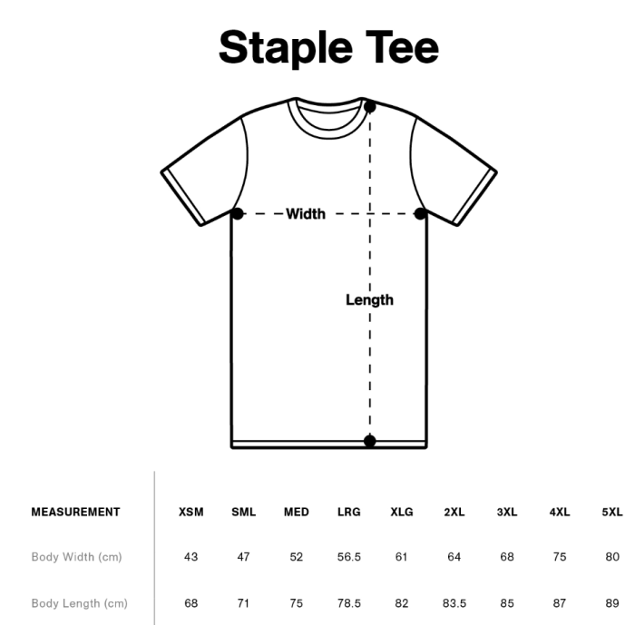 STAPLE TEE — WHITE V2