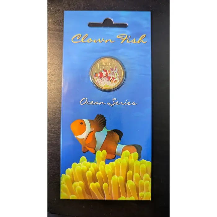 2006 Ocean Series Clown Fish $1 uncirculated coin 