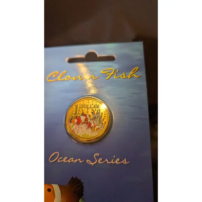 2006 Ocean Series Clown Fish $1 uncirculated coin 