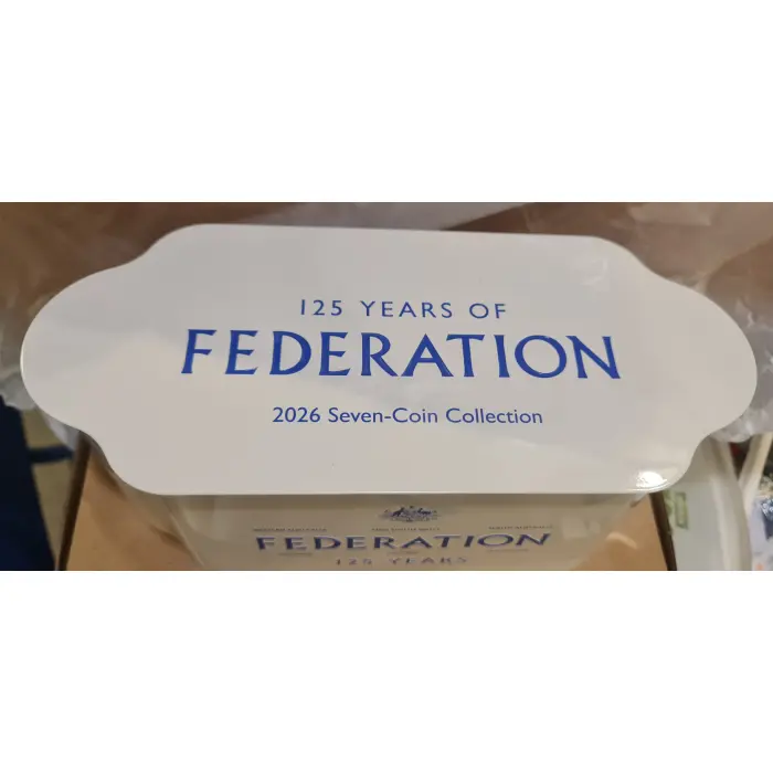 2026 7 coin tin set- 115th anniversary of federation 
