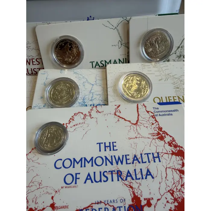 2026 125 Years Of Federation Seven Coin Collection 25c/$1