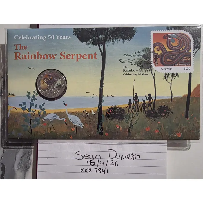 The Rainbow Serpent 20 Cent PNC 2025 Limited to 7000
