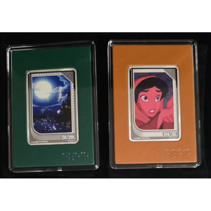 Agoro Disney Renaissance Trading Coins 2025 Emerald 130/250 Topaz 048/150